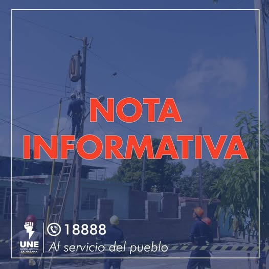 Empresa Eléctrica de La Habana informa afectaciones en el servicio